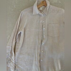 H&M Linen Button-Down Shirt